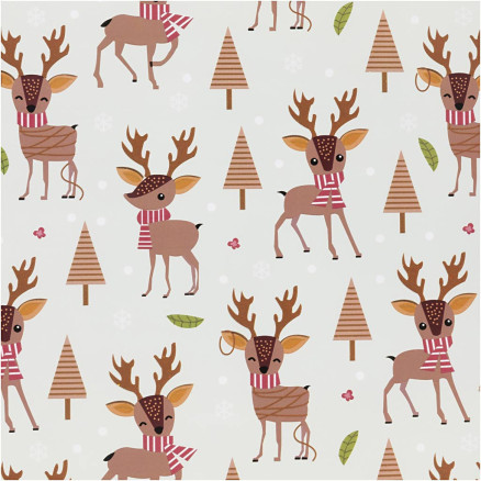 Geschenkpapier, Bambi, B 50 cm, 80 g, Arktisblau, 100 m/ 1 Rolle Geschenkpapier, Bambi, B 50 cm, 80 g, Arktisblau, 100 m/ 1 Rolle von Diverse