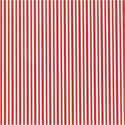 Geschenkpapier, Streifen, B 50 cm, 80 g, Rot/Weiß, 100 m/ 1 Rolle von Diverse
