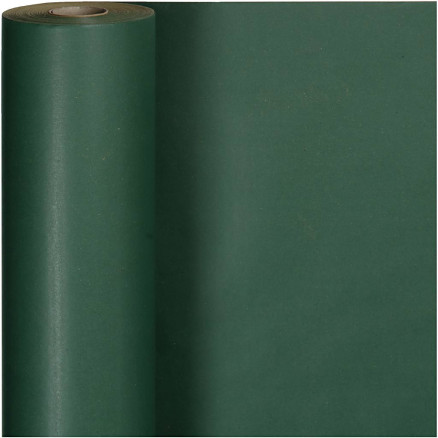 Geschenkpapier , B 50 cm, 60 g, Grün, 100 m/ 1 Rolle von Diverse