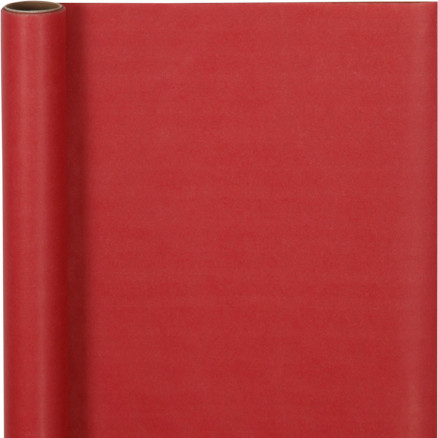 Geschenkpapier , B 50 cm, 60 g, Rot, 5 m/ 1 Rolle von Diverse