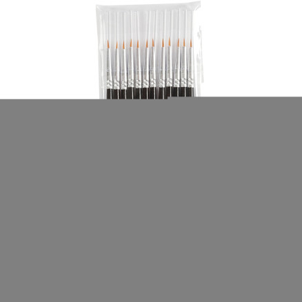 Nylonbürsten, 2, L: 17 cm, B: 2 mm, rund, 12 Stk. / 1 Pk. von Diverse
