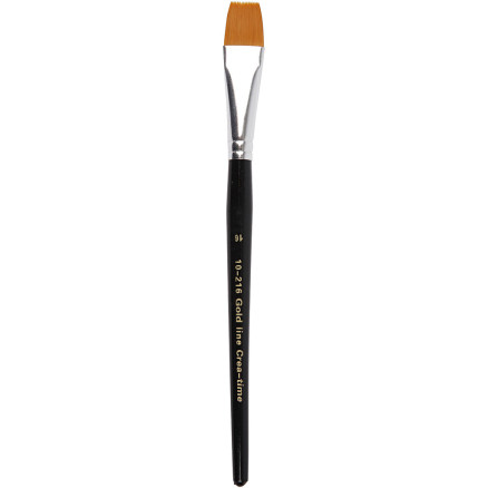 Gold Line Pinsel, Nr. 16, L 19 cm, B 17 mm, 6 Stk/ 1 Pck von Diverse