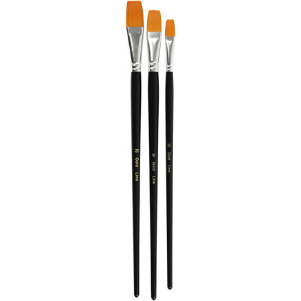 Nylonbürsten, 12+16+20, L: 30-33 cm, B: 12-20 mm, flach, 3 Stk. / 1 Pk Nylonbürsten, 12+16+20, L: 30-33 cm, B: 12-20 mm, flach, 3 Stk. / 1 Pk von Diverse
