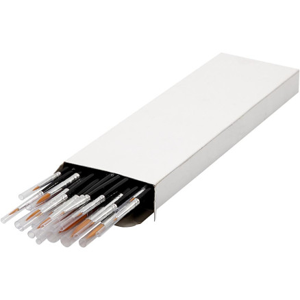 Gold Line Pinsel, rund + flach, Nr. 1-22, B 1-7 mm, 168 Stk/ 1 Pck von Diverse
