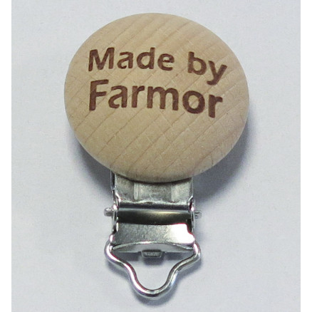 Hosenträgerclips Holz Made By Farmor - 1 Stk von Diverse
