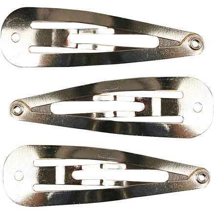 Haarclip, L 45 mm, B 14 mm, Versilbert, 100 Stk/ 1 Pck Haarclip, L 45 mm, B 14 mm, Versilbert, 100 Stk/ 1 Pck von Diverse