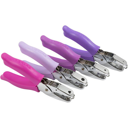 Handlocher, Lochgröße 1,5+3+5+6 mm, 4 Stk. / 1 Pk. von Diverse
