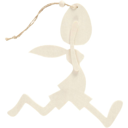 Hase mit Ei, H: 18 cm, B: 17 cm, 1 Set Hase mit Ei, H: 18 cm, B: 17 cm, 1 Set von Diverse