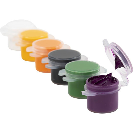 Hobbyfarbe Plus Color, Halloween Farben, 6x5 ml/ 1 Pck von Diverse