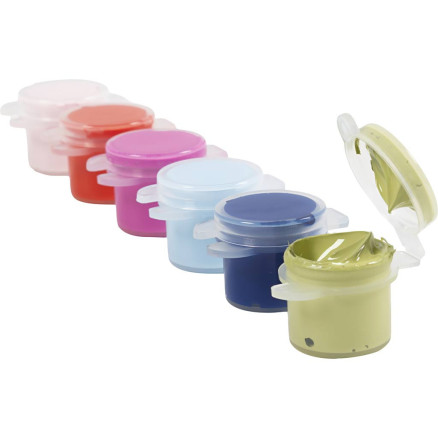 Hobbyfarbe Plus Color, Kräftige Farben, 6x5 ml/ 1 Pck von Diverse