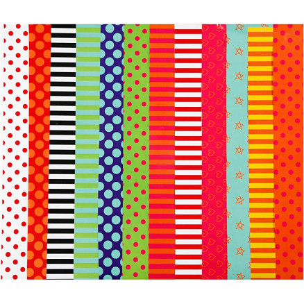 Glanzpapier, Motive, Blatt 24x32 cm, 80 g, Sortierte Farben, 50 Bl. so von Diverse