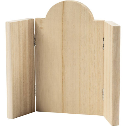 Holz-Triptychon, Größe 18x22 cm, 1 Stk Holz-Triptychon, Größe 18x22 cm, 1 Stk von Diverse