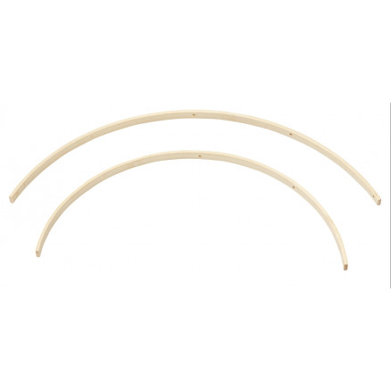 Holzringe halb für Ornamente Bambus Ø30cm von Diverse