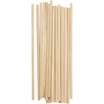 Holzstäbe rund, L 15 cm, D 4 mm, 20 Stk/ 1 Pck Holzstäbe rund, L 15 cm, D 4 mm, 20 Stk/ 1 Pck von Diverse