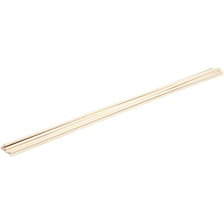 Holzstäbe rund, L 60 cm, D 6 mm, 10 Stk/ 1 Pck Holzstäbe rund, L 60 cm, D 6 mm, 10 Stk/ 1 Pck von Diverse