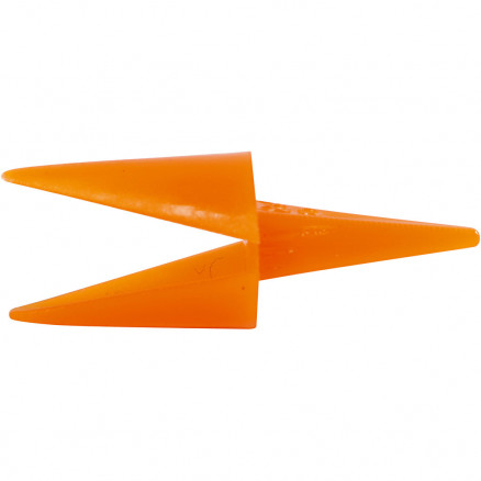 Hühnerschnäbel, L: 30mm, 50 Stk, Orange Hühnerschnäbel, L: 30mm, 50 Stk, Orange von Diverse