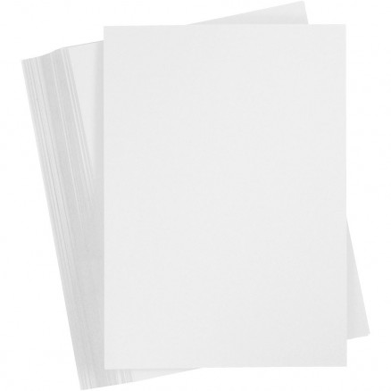 Karton, A4 210x297mm, 250g, 100 Blatt, Weiß Karton, A4 210x297mm, 250g, 100 Blatt, Weiß von Diverse