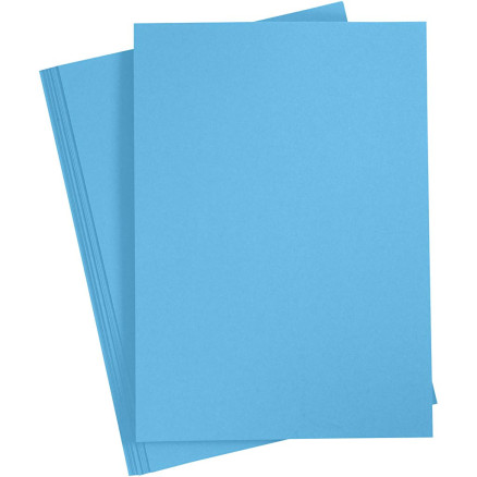 Karton, farbig, A4, Blatt 210x297 mm, 180 g, Blau, 20 Bl./ 1 Pck Karton, farbig, A4, Blatt 210x297 mm, 180 g, Blau, 20 Bl./ 1 Pck von Diverse