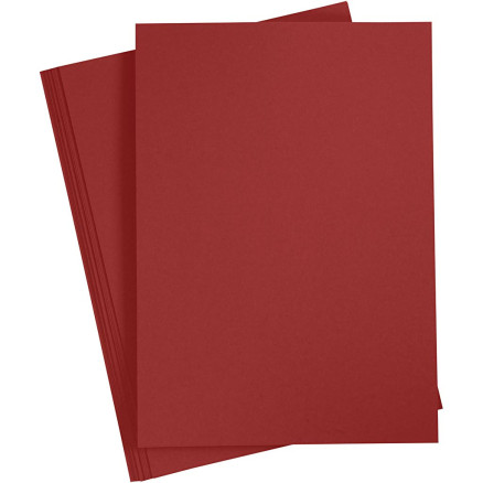 Karton, farbig, A4, Blatt 210x297 mm, 180 g, Dunkelrot, 20 Bl./ 1 Pck Karton, farbig, A4, Blatt 210x297 mm, 180 g, Dunkelrot, 20 Bl./ 1 Pck von Diverse