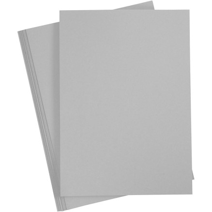 Karton, farbig, A4, Blatt 210x297 mm, 180 g, Grau, 20 Bl./ 1 Pck Karton, farbig, A4, Blatt 210x297 mm, 180 g, Grau, 20 Bl./ 1 Pck von Diverse