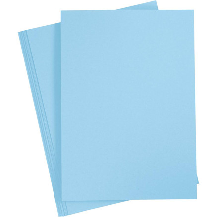 Karton, farbig, A4, Blatt 210x297 mm, 180 g, Hellblau, 20 Bl./ 1 Pck Karton, farbig, A4, Blatt 210x297 mm, 180 g, Hellblau, 20 Bl./ 1 Pck von Diverse