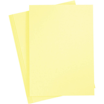 Karton, farbig, A4, Blatt 210x297 mm, 180 g, Hellgelb, 20 Bl./ 1 Pck Karton, farbig, A4, Blatt 210x297 mm, 180 g, Hellgelb, 20 Bl./ 1 Pck von Diverse