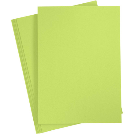 Karton, farbig, A4, Blatt 210x297 mm, 180 g, Hellgrün, 20 Bl./ 1 Pck Karton, farbig, A4, Blatt 210x297 mm, 180 g, Hellgrün, 20 Bl./ 1 Pck von Diverse