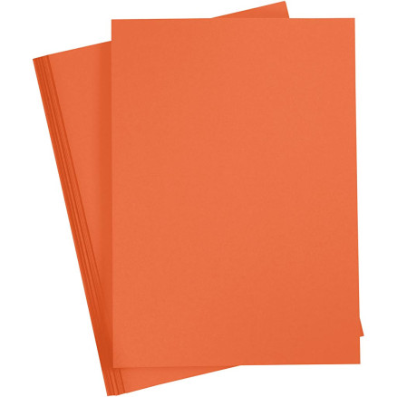 Karton, farbig, A4, Blatt 210x297 mm, 180 g, Orange, 20 Bl./ 1 Pck Karton, farbig, A4, Blatt 210x297 mm, 180 g, Orange, 20 Bl./ 1 Pck von Diverse