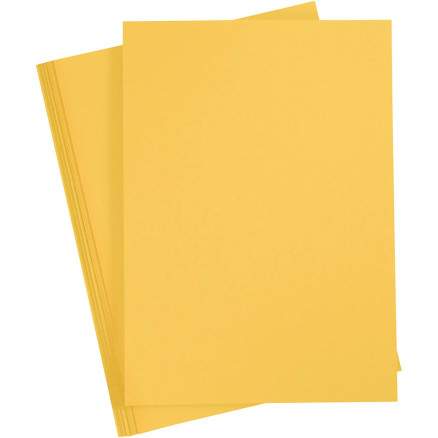 Karton, farbig, A4, Blatt 210x297 mm, 180 g, Sonnengelb, 20 Bl./ 1 Pck Karton, farbig, A4, Blatt 210x297 mm, 180 g, Sonnengelb, 20 Bl./ 1 Pck von Diverse