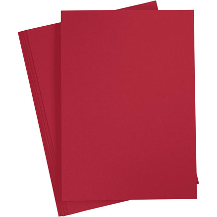 Karton, farbig, A4, Blatt 210x297 mm, 180 g, Weihnachtsrot, 20 Bl./ 1 Pck Karton, farbig, A4, Blatt 210x297 mm, 180 g, Weihnachtsrot, 20 Bl./ 1 Pck von Diverse