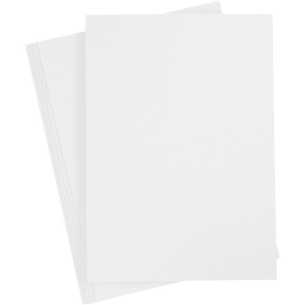 Karton, farbig, A4, Blatt 210x297 mm, 180 g, Weiß, 20 Bl./ 1 Pck Karton, farbig, A4, Blatt 210x297 mm, 180 g, Weiß, 20 Bl./ 1 Pck von Diverse