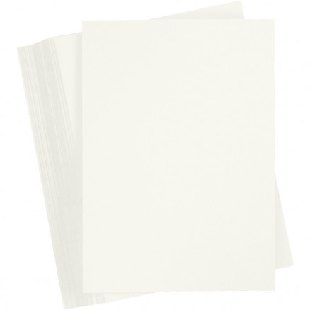Karton, farbig, A4 210x297mm, 180g, 100 Blatt, Elfenbein Karton, farbig, A4 210x297mm, 180g, 100 Blatt, Elfenbein von Diverse