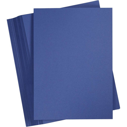 Karton, farbig, A4, Blatt 210x297 mm, 180 g, Dunkelblau, 100 Bl./ 1 Pc Karton, farbig, A4, Blatt 210x297 mm, 180 g, Dunkelblau, 100 Bl./ 1 Pc von Diverse