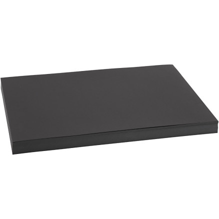 Karton, farbig, A3, Blatt 297x420 mm, 200 g, Schwarz, 100 Bl./ 1 Pck Karton, farbig, A3, Blatt 297x420 mm, 200 g, Schwarz, 100 Bl./ 1 Pck von Diverse