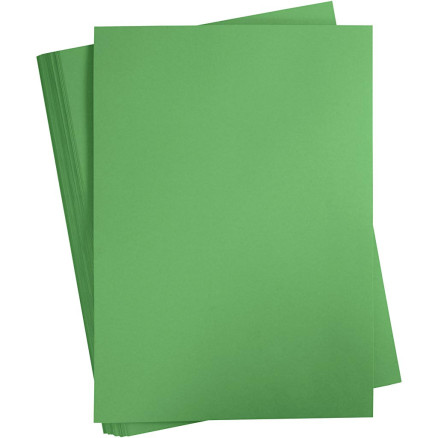 Karton, farbig, A2, Blatt 420x594 mm, 180 g, Grasgrün, 100 Bl./ 1 Pck von Diverse