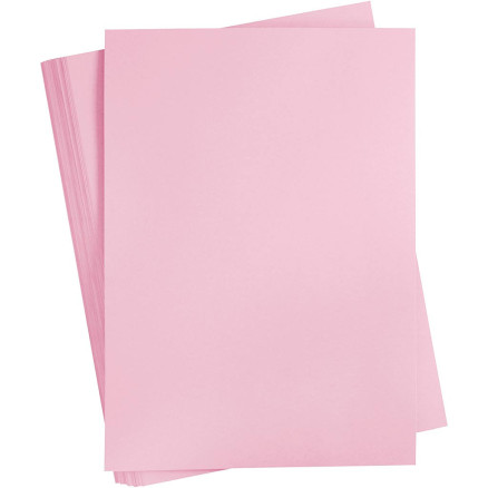 Karton, farbig, A2, Blatt 420x594 mm, 180 g, Hellpink, 100 Bl./ 1 Pck von Diverse