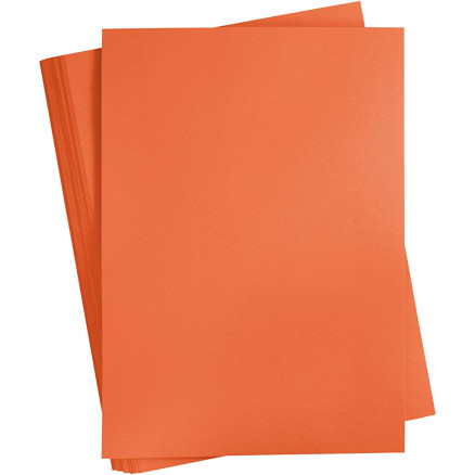 Karton, farbig, A2, Blatt 420x594 mm, 180 g, Orange, 100 Bl./ 1 Pck von Diverse
