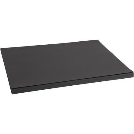 Karton, farbig, A2, Blatt 420x594 mm, 200 g, Schwarz, 100 Bl./ 1 Pck von Diverse