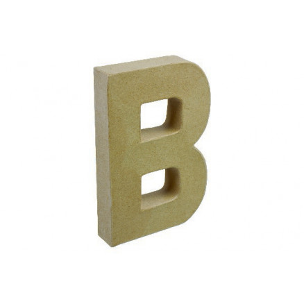Karton Buchstabe B 20x11,5cm - 1 Stück von Diverse