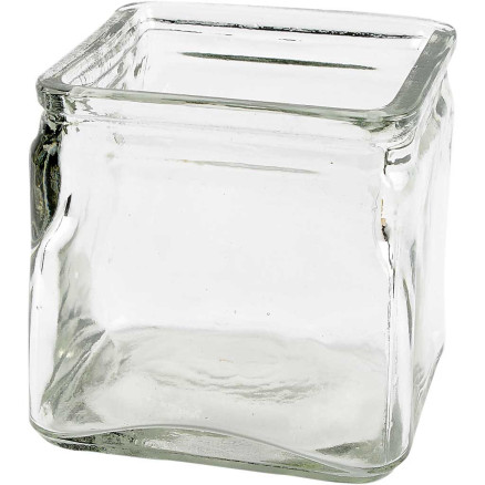 Kerzenglas, H 10 cm, Größe 10x10 cm, 12 Stk/ 1 Pck Kerzenglas, H 10 cm, Größe 10x10 cm, 12 Stk/ 1 Pck von Diverse