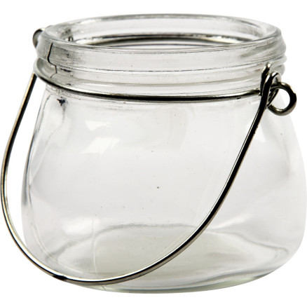Kerzenglas/Laterne, H 6,5 cm, D 7,5 cm, 12 Stk/ 1 Pck Kerzenglas/Laterne, H 6,5 cm, D 7,5 cm, 12 Stk/ 1 Pck von Diverse