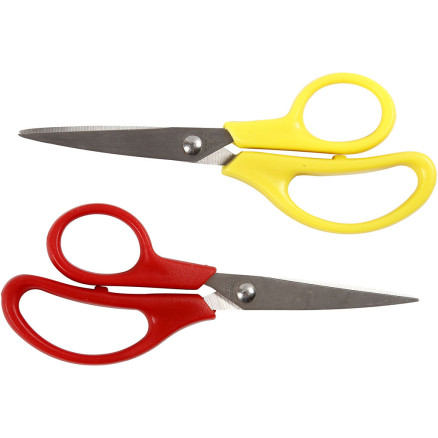 Kinderscheren, L 12,5 cm, Spitz, für Rechts- und Linkshänder, 12 Stk/ Kinderscheren, L 12,5 cm, Spitz, für Rechts- und Linkshänder, 12 Stk/ von Diverse