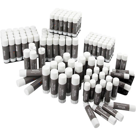 Klebestift, weiß, 2x72 Stk/ 1 Pck von Diverse