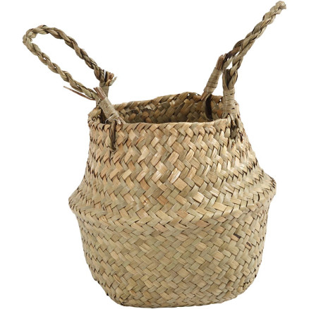 Korb aus Seegras, H 11/19 cm, D 20 cm, 1 Stk Korb aus Seegras, H 11/19 cm, D 20 cm, 1 Stk von Diverse