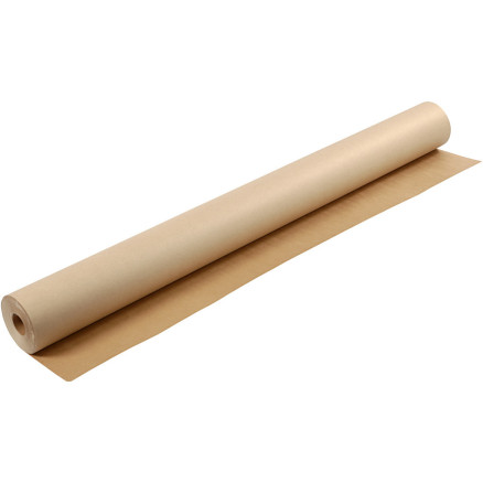 Kraft-Papier, B 150 cm, 200 g, Braun, 50 m/ 1 Rolle von Diverse