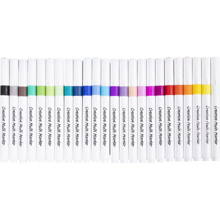 Kreativ Multi Farbstift, Strich 4 mm, versch. Farben, 24 Stück / 1 Pk. Kreativ Multi Farbstift, Strich 4 mm, versch. Farben, 24 Stück / 1 Pk. von Diverse