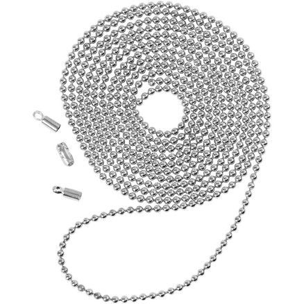Kugelkette, Durchm. 1,5 mm, versilbert, 1 Pk. von Diverse