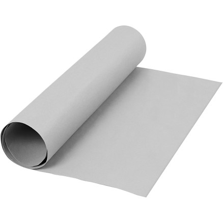 Kunstlederpapier, B 50 cm, Einfarbig, 350 g, Grau, 1 m/ 1 Rolle Kunstlederpapier, B 50 cm, Einfarbig, 350 g, Grau, 1 m/ 1 Rolle von Diverse