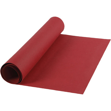 Kunstlederpapier, B 50 cm, Einfarbig, 350 g, Rot, 1 m/ 1 Rolle Kunstlederpapier, B 50 cm, Einfarbig, 350 g, Rot, 1 m/ 1 Rolle von Diverse