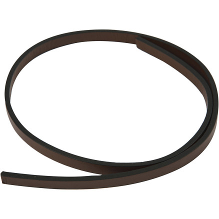Lederband Imitat, B 10 mm, Dicke 3 mm, Braun, 1 m/ 1 Pck Lederband Imitat, B 10 mm, Dicke 3 mm, Braun, 1 m/ 1 Pck von Diverse